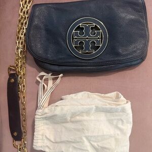 Black Leather Crossbody Bag